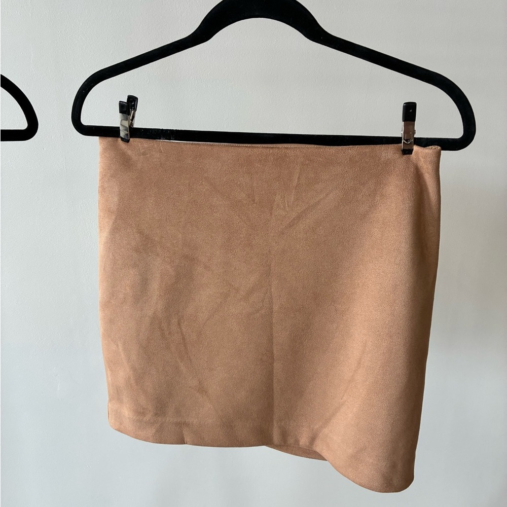 Express Tan Pencil Mini Skirt Casual